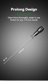 Creality Clog Poke Nozzle Cleaning Kit Φ1.5mm L210mm Piercing Needle 1.75mm view 6