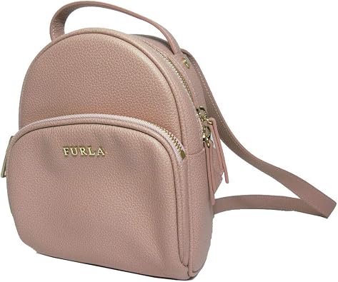 Amazon フルラ Furla ショルダーバッグ レザー ミニ リュック ピンクベージュ系 アウトレット 並行輸入品 Furla フルラ レディース