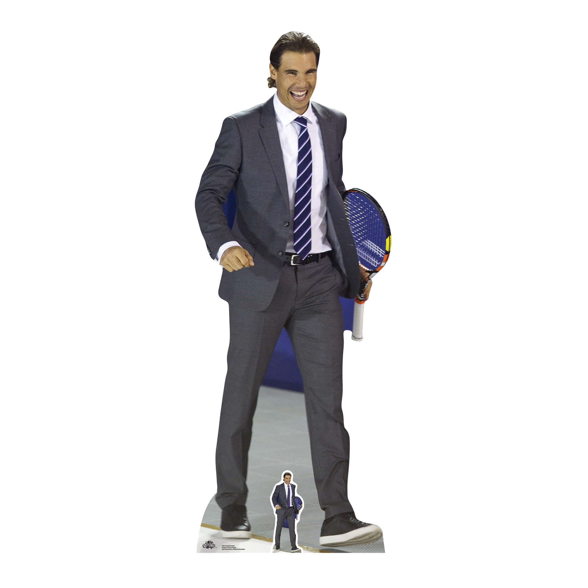 Star Cutouts CS672 Life Size Cut Out of Rafael Nadal with Free Mini Table Top, 183 cm