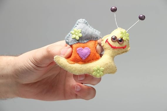 Imán Nevera hondo de textil Caracol: Amazon.es: Hogar