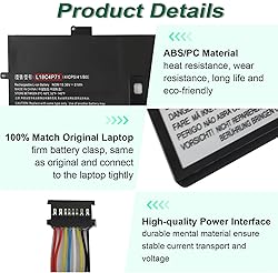 DMKAOLLK 51Wh L18C4P71 L18M4P72 Battery Replacement