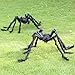 Figoal 2 Pack Giant Halloween Spider Halloween Decorations Virtual Realistic Hairy Spider Halloween Outdoor Decoration （4FT + 5FT）