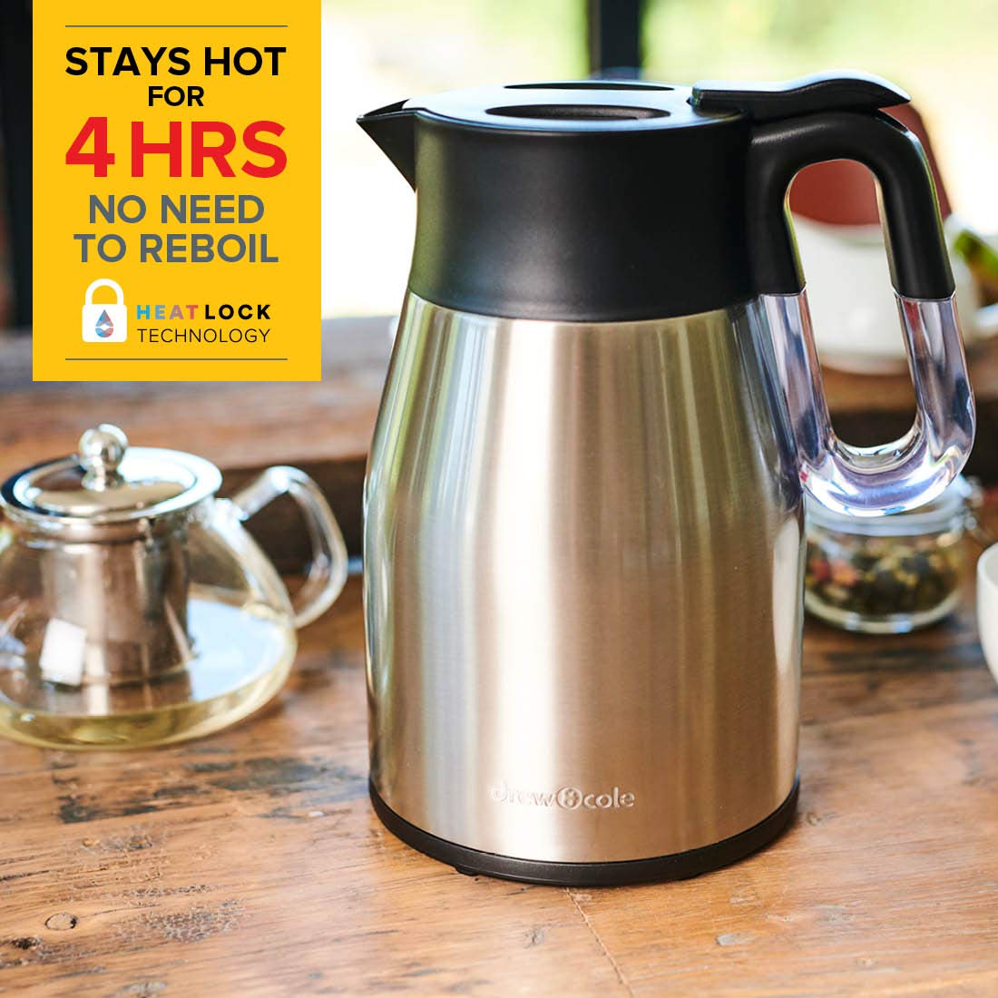 RediKettle by Drew&Cole Variable Temperature Kettle Thermal Digital 1.7L 5060541514003 eBay