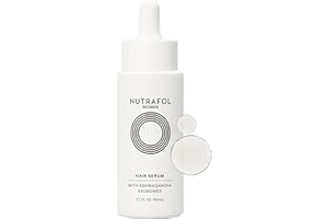Nutrafol Women's Hair Serum, Supports Visibly Thicker and Stronger Hair, Vegan, Lightweight and Fast-Absorbing