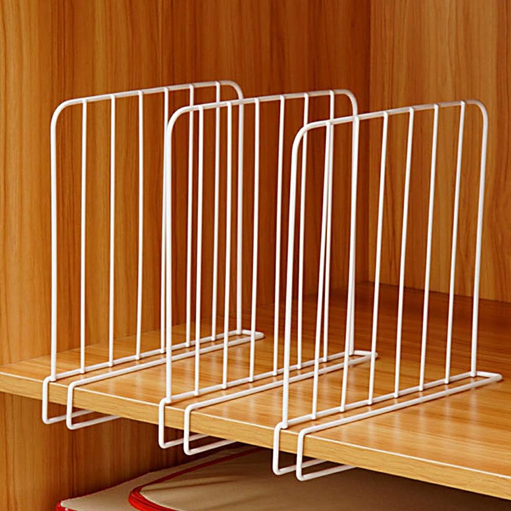Séparateurs D'Étagère Pour Placard – Transparents En Acrylique – Lot De 4 – 31,5 X 23,9 Cm – Organisateur Pour Vêtements, Sacs, Livres