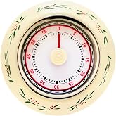 Kitchen Timer for Cooking, Chef 100% Mechanical Timer Clock with Loud Alarm, Magnetic Backing, No Batteries Required, Shower Timer,Countdown Reminder, Exquisite American Vintage Clock