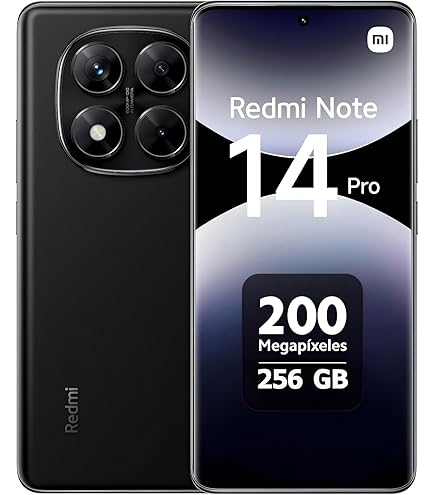 Smartphone Xiaomi Redmi Note 14 Pro 5G Midnight Black (Preto) 8GB