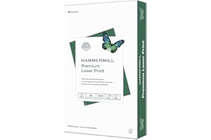 Hammermill Printer Paper, Premium Laser Print 24 lb, 8.5 x 14-1 Ream (500 Sheets) - 98 Bright, Made in the USA, 104612