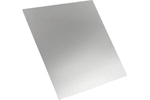 GYHCHJDZ 6061 Aluminum Sheet, 8 x 8 x 1/8 Inches Thickness, Flat Plain Plate Panel Aluminum Sheet, Heavy Duty Metal Aluminum Sheet Plate 3mm