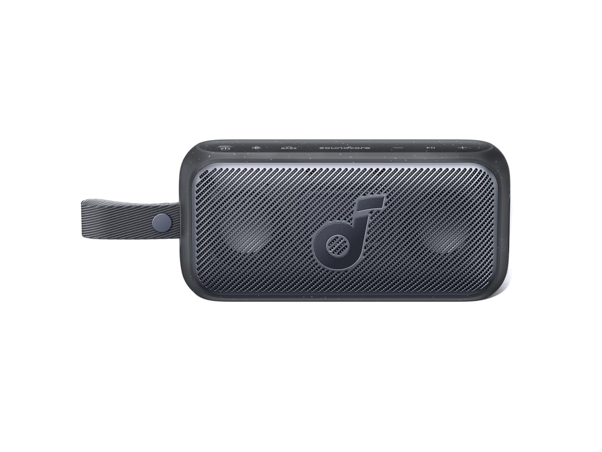 soundcore Motion 300 Wireless Hi-Res Portable Speaker with BassUp, Bluetooth Speaker with SmartTune Technology, 30W Stereo Sound, IPX7 Waterproof, Detachable Strap, for Backyard, Camping and Hiking