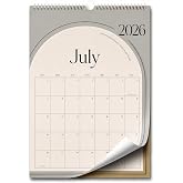 TREES Aesthetic Wall Calendar 2026-2027, 18-Month Calendar, 15" x 10" | July 2026 to December 2027, Modern Monthly Pages, Vertical Hanging Design, Spacious Date Blocks, for School, Home and Office