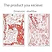 CUGBO Red Reindeer Snowflake Christmas Tree Wall Sticker Home Decor Decal for Glasses Shops Window