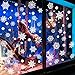 260 pcs Christmas Window Clings Decal Stickers - Xmas Holiday Christmas Winter Wonderland Decorations Ornaments Party Supplies (8 Sheets)