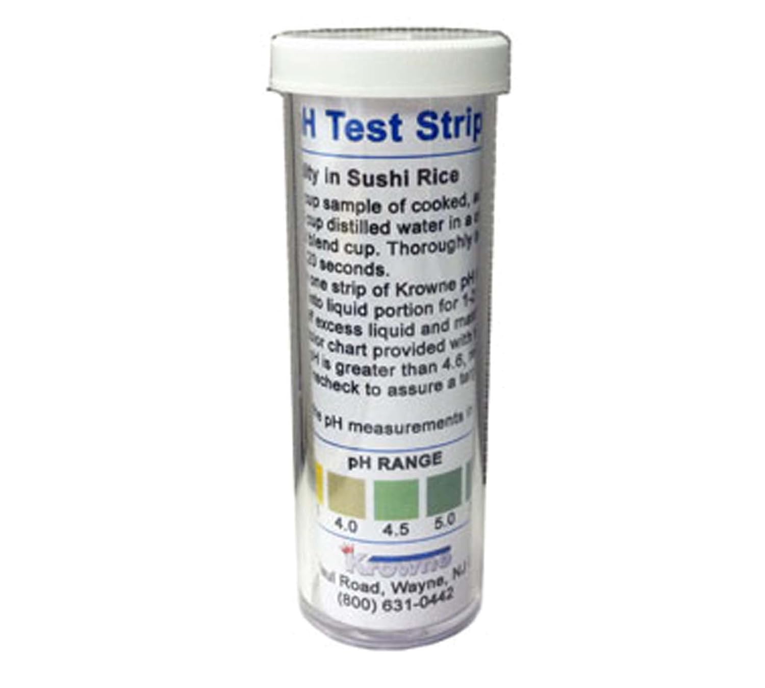 Krowne 25126 pH Test Strips Dishwashers Industrial