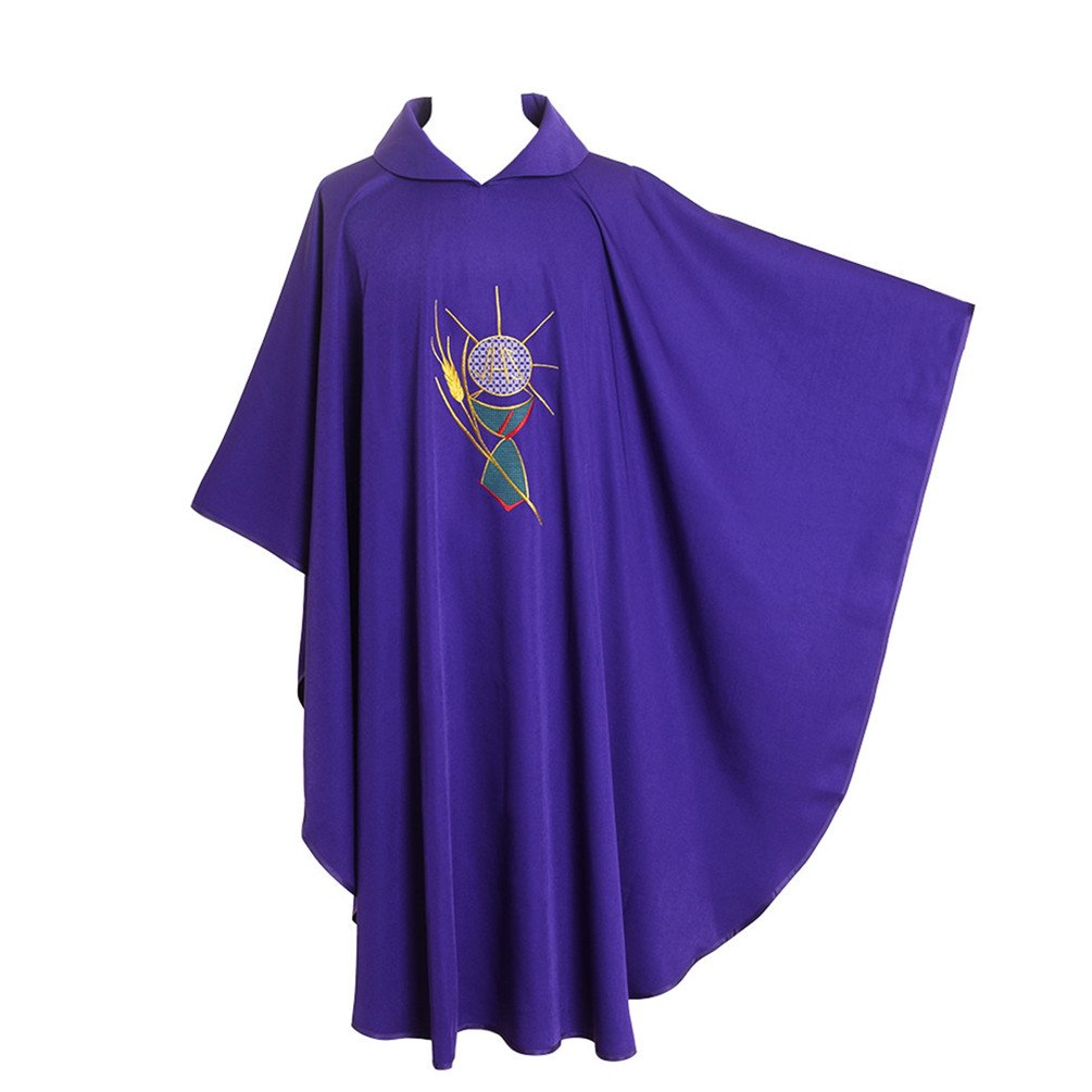 BLESSUME Priest Chasuble Embroidered Vestments Altar Mass Vestments — image 1