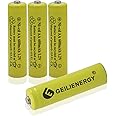 GEILIENERGY Solar Light Batteries AA Size NiCd AA 600mAh 1.2V Rechargeable Battery for Solar Lamp(Pack of 4)