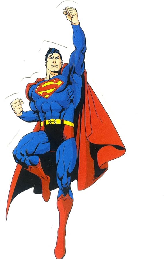 Amazon Co Jp 1275スーパーマンクリップアート 高さ10 Cm デカールステッカー スポーツ アウトドア