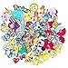 SIX VANKA Cartoon Patches 36pcs Random Assorted Iron On Embroidered Applique Sew on Patch for Tailor Jeans Clothing Denim Jeans Jacket Handbag Shoes DIY Craft Decoration Accesories