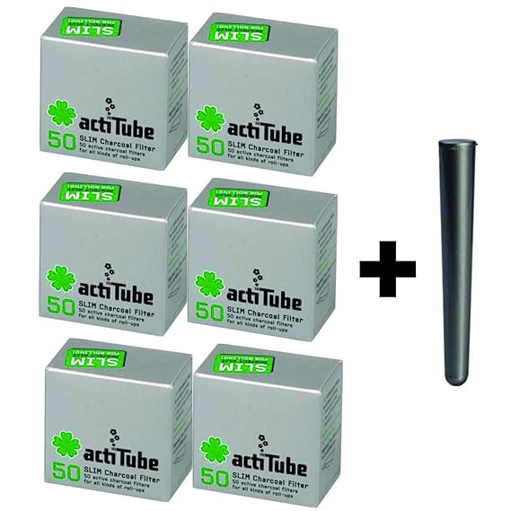 actiTube Slim Aktivkohlefilter 7,1m Plus gratis J.Hülle von Kogu (6x50 (300))