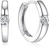 Sterling Silver Hoop Cuff Earrings for Women Gifts