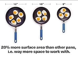 Misen 12 Inch Pre-Seasoned Carbon Steel Fry Pan