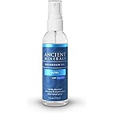 Ancient Minerals Ultra Magnesium Oil Spray with MSM - a Pure Zechstein Topical Magnesium Chloride with The Added Benefits of OptiMSM (4oz)