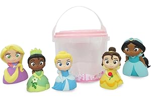 Disney Store Girl's Bath Set (Disney Princess) - Kids Bath Accessories with Beloved Disney Characters - Colorful and Fun Bath Time Essentials for Kids - Suitable for All Ages