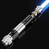 BSTSABER Upgrade App Control Obw Lightsaber, Smooth Swing 16 Sets Sound Effects 3 Light Effects and 16 Colors Change, Metal Dueling Light Saber for Adults Cosplay Gift (RGB-OBW)