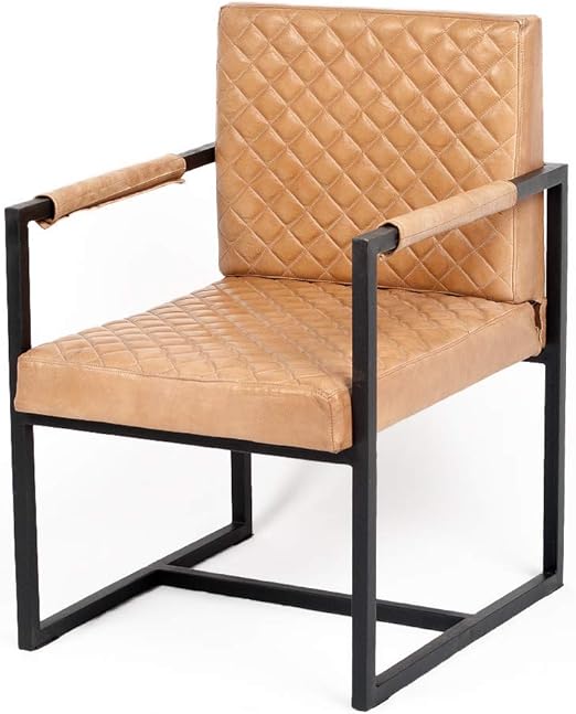 Lebenswohnart Leder Sessel Hardy Cognac R Leather E Armlehnenstuhl Esszimmerstuhl Lederstuhl Amazon De Kuche Haushalt