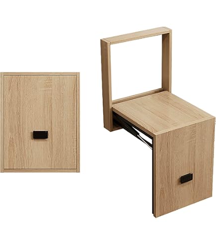 Chaise/Banc Pliant Mural En Bois Massif - Support 150 Kg, Pour Entrée, Salle De Bain - Blanc