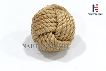 Furniture Drawer Pull Or Handle Monkey Fist Knobs Set Of 6 Rope