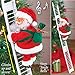 Howardee 1 Pcs Electric Climbing Ladder Santa Claus Christmas Figurine Ornament Decoration Gifts