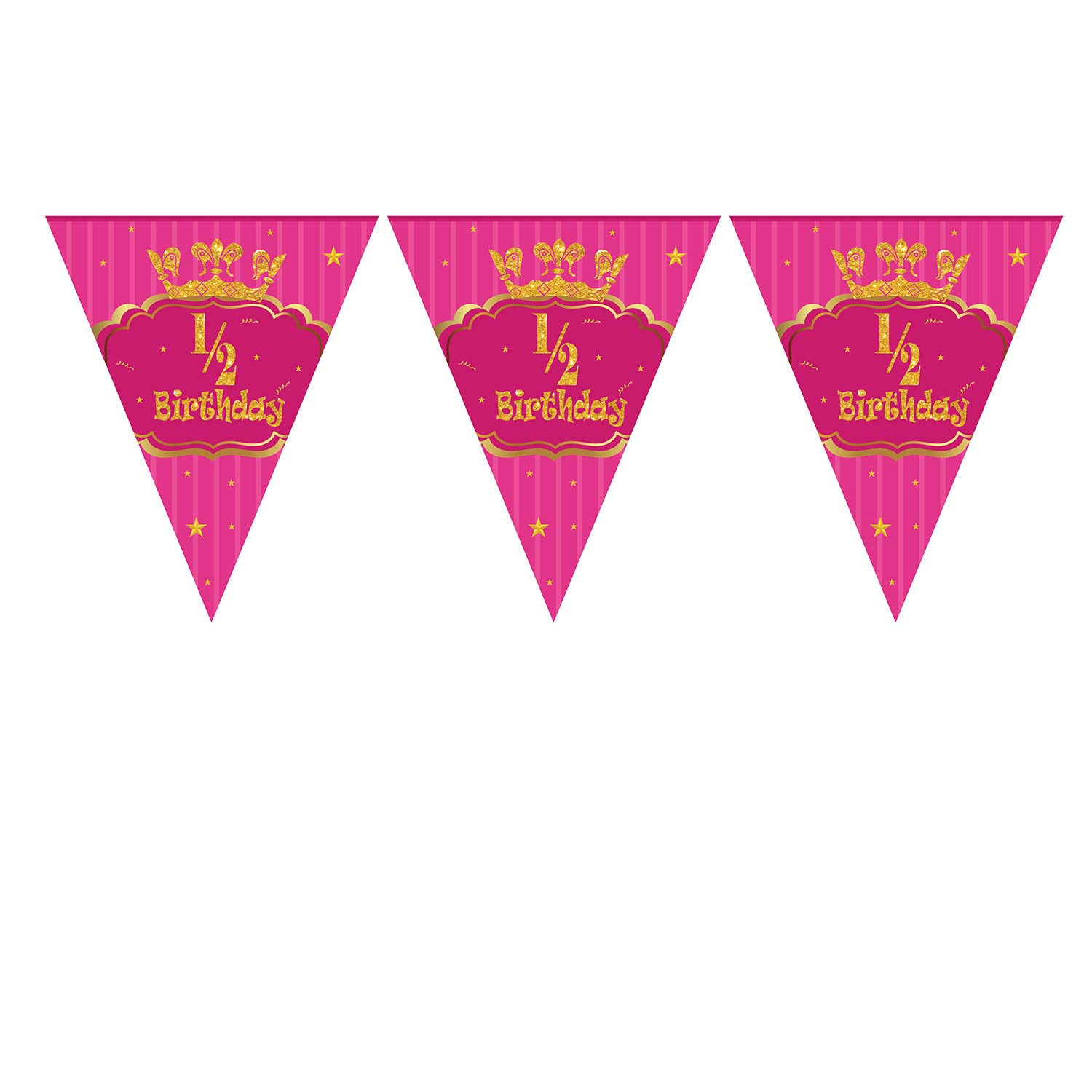 Party Propz Half Birthday Decoration Party Supplies Pennant
