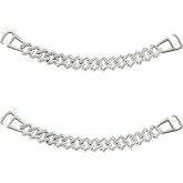 Bling Shoe Charms Chains, Alloy Crystal Chains with Rhinestone for Clog Shoes Shoe Decoration DIY Women Girls Party Gifts Girls Sandals and Casual Shoes