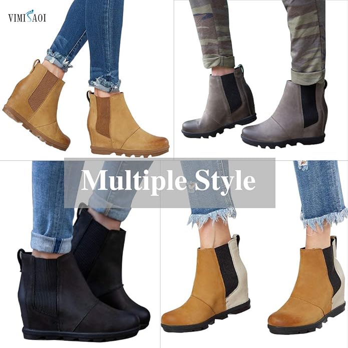 Vimisaoi Chelsea Comfortable Booties Outdoor