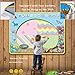 Scientoy Doodle Mat, Water Drawing Mat (40x30 inches), Mess Free Magic Mat with 3 Magic Pens, 4 Stamps, 25 Packed Drawing Accessories for Boy and Girl, Best Paint Board Toy, Gift for 1 2 3 4 5