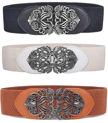 NICENEEDED Wide Disc Belt for Women, Women display picture 1
