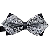 Flairs New York Gentleman's Diamond Pointed Pre-Tied Bow Tie