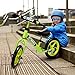 ENKEEO 12 Sport Balance Bike No Pedal Walking Bicycle with Carbon Steel Frame, Adjustable Handlebar and Seat, 110lbs Capacity for Ages 2 to 6 Years Old, Green