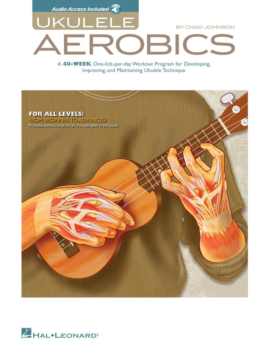 Johnson Chad Ukulele Aerobics For All Levels Uke Book (Includes Online Access Code)