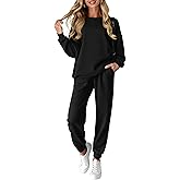 KIRUNDO Sweatsuits Women 2 Piece Outfit Matching Workout Lounge Sets Spring Fall Clothing Tracksuit Airport Travel Outfits