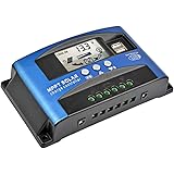 SUNYIMA 60A MPPT Solar Charge Controller with LCD Display Dual USB Multiple Load Control Modes,New Mppt Technical Maximum Cha