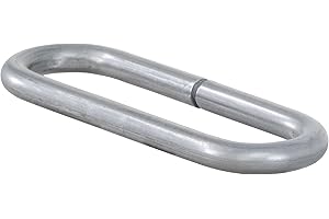 Curt Manufacturing 49950 4000 Lb Weld-On Safety Chain Loop Raw Finish