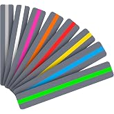 8 Pack Guided Reading Strips, Colored Overlay Bookmark for Kids | Highlight Strips for Reading, Assorted Colors Help with Dyslexia for Children, Student and Teacher Classroom Supply Assistant