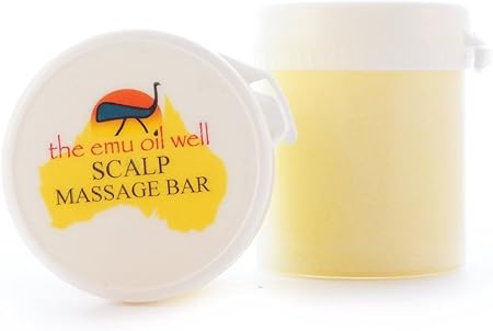 Amazon 自然な抜け毛の治療 エミューオイルとの激しい頭皮マッサージバー75グラム Australian Emu Oil Beauty Line ビューティー 通販