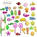 LITOON Fishing Toys Set Bath Toys Magnetic Fishing Toys, Fishing Games For Child Learning Education Toys For Kids Boys Girls Toddlers 39 PCS