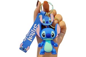 UIHJASO Cartoon Keychains for Boys and Girls, Anime Kawaii Keychain, Cute Backpack Key Key Chain Accessories Wristlet chain Car Charms