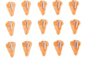 YOUTHINK 15pcs Nose Shape Pencil Sharpeners, Pencil Sharpeners Plastic Sharpener, Fun and Nose Design for Classroom and Offic