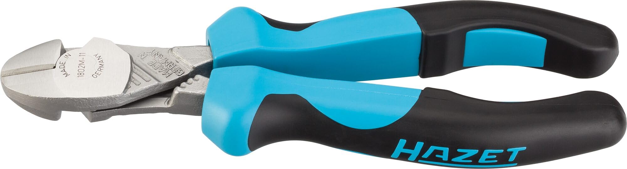 HAZET 1802M-11 160 mm Heavy-Duty Diagonal Cutters - Polished/Blasted