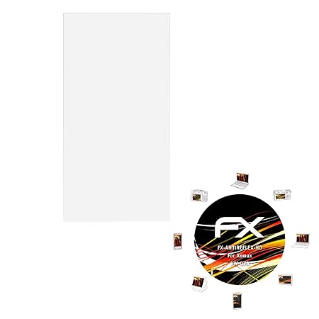 atFoliX Schutzfolie kompatibel mit Xomax VW-07A Displayschutzfolie, HD-Entspiegelung FX Folie (3X)
